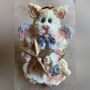 Boyds Collection Angel Cat Figurine with Star